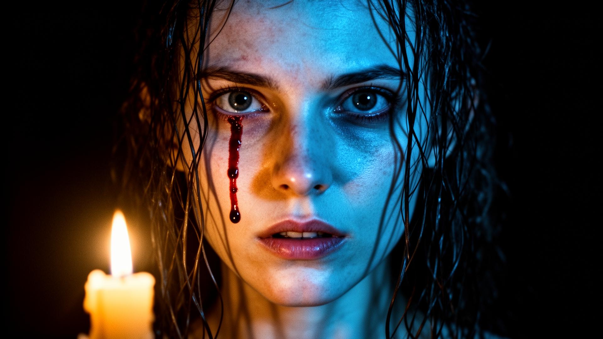 A close portrait — the face of the old night